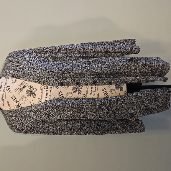 Grey/Black Cardigan With Buttons - Picture 1 of 7
